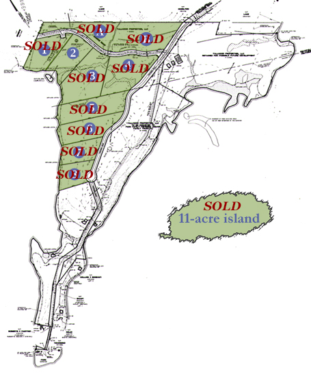 Click on any lot to see details